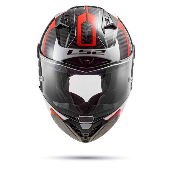 Mũ LS2 FF805 Carbon THUNDER RACING 1 Red/White