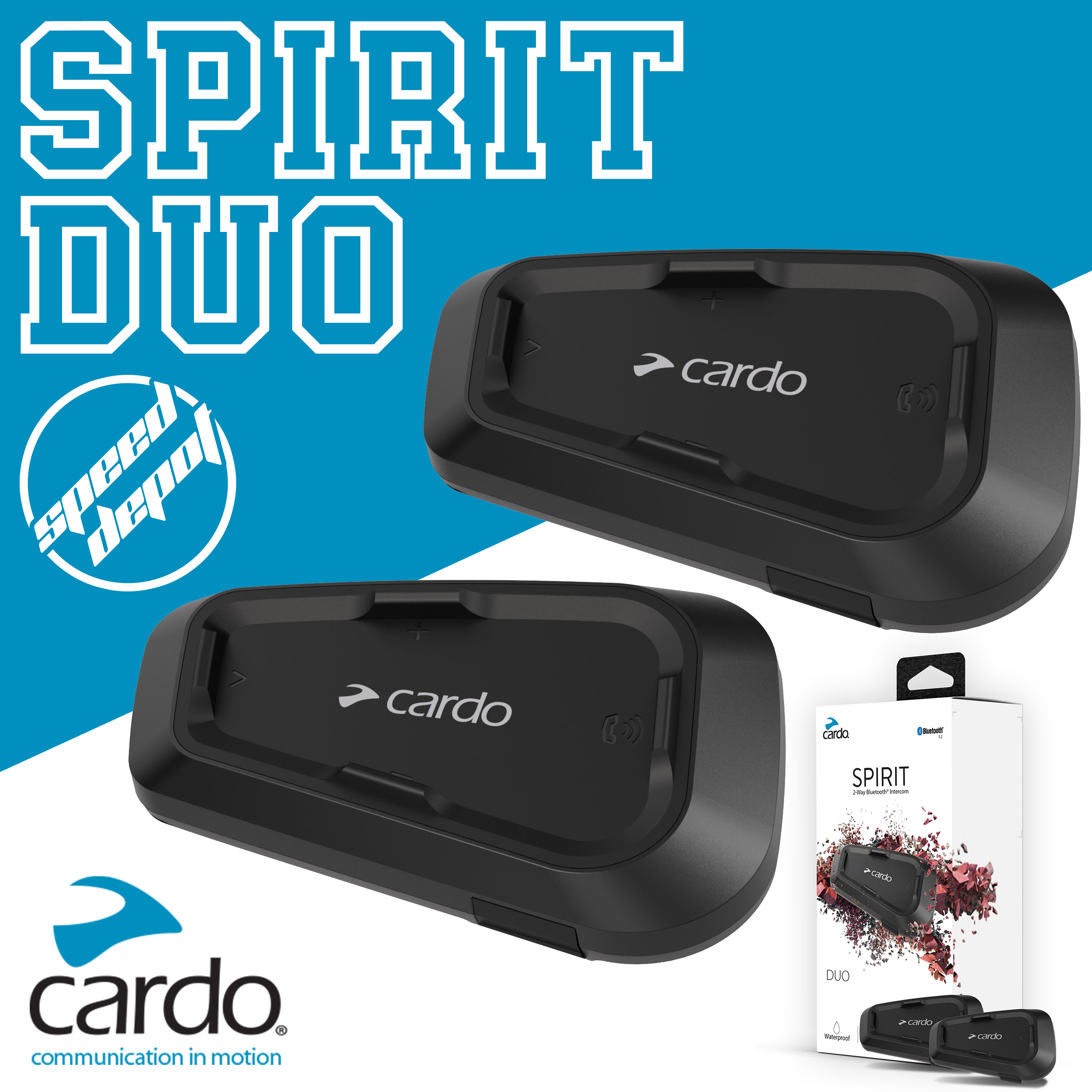 Tai nghe bluetooth Cardo Spirit Duo