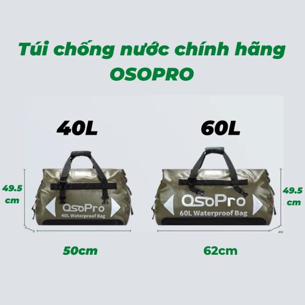 Túi chống nước OSOPRO (Dung tích 40L – 60L)