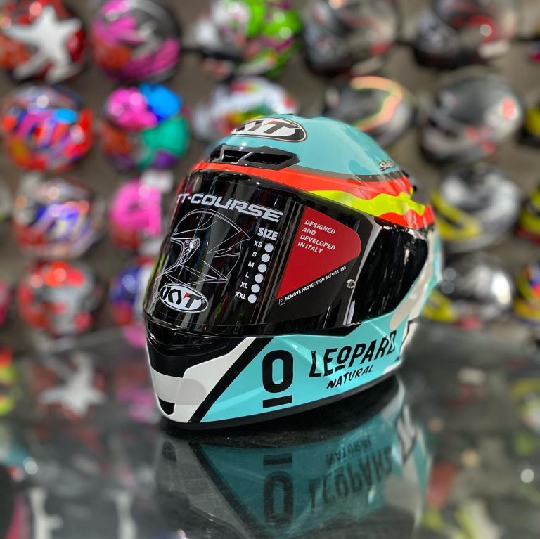 Mũ bảo hiểm fullface KYT TT-Course Leopard SPAIN - Gsports.vn