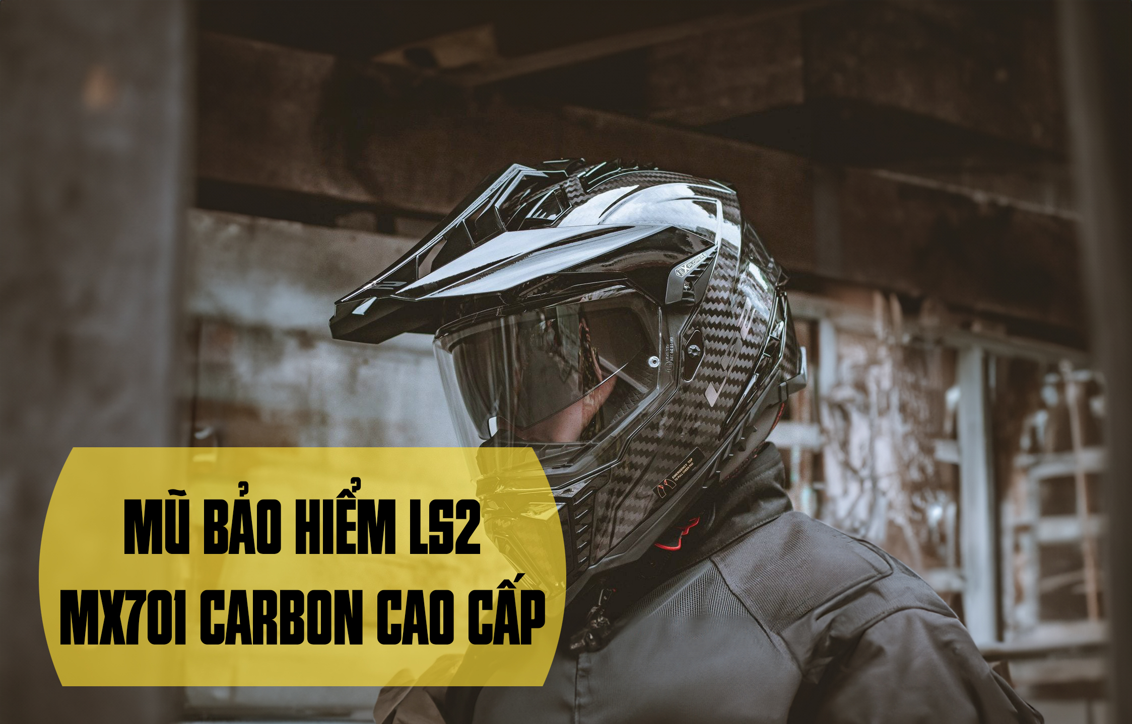 Mũ bảo hiểm LS2 MX701 Carbon cao cấp và công nghệ đỉnh cao!