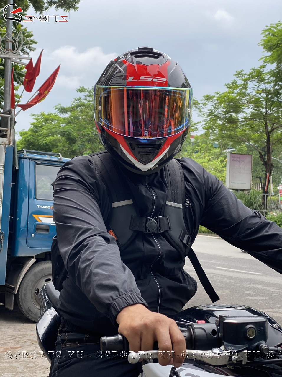 Mũ bảo hiểm fullface LS2 FF800 mu bao hiem fullface ls2 ff800 gsports 293 2