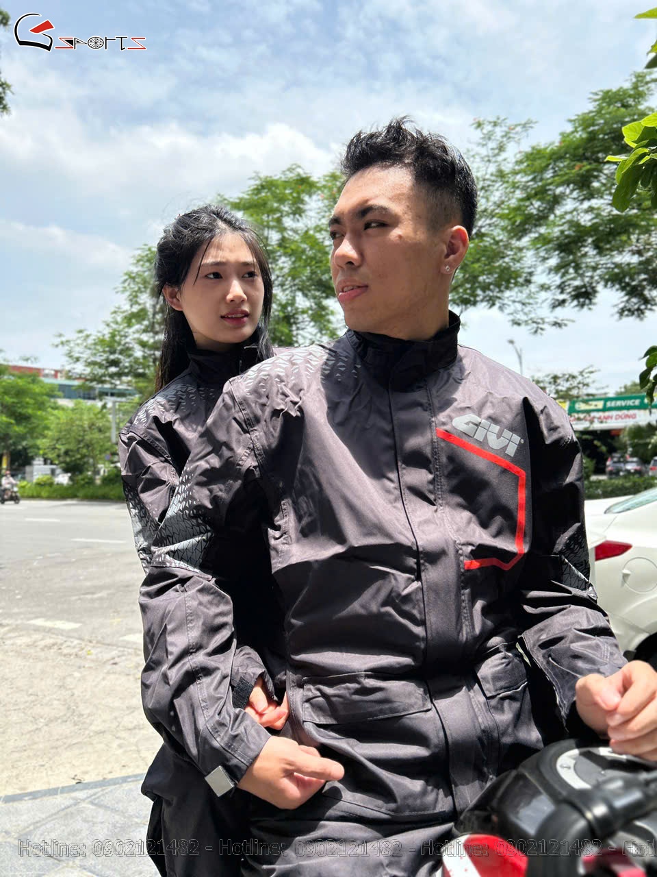 Áo mưa bộ Givi chính hãng Áo mưa bộ Givi chính hãng