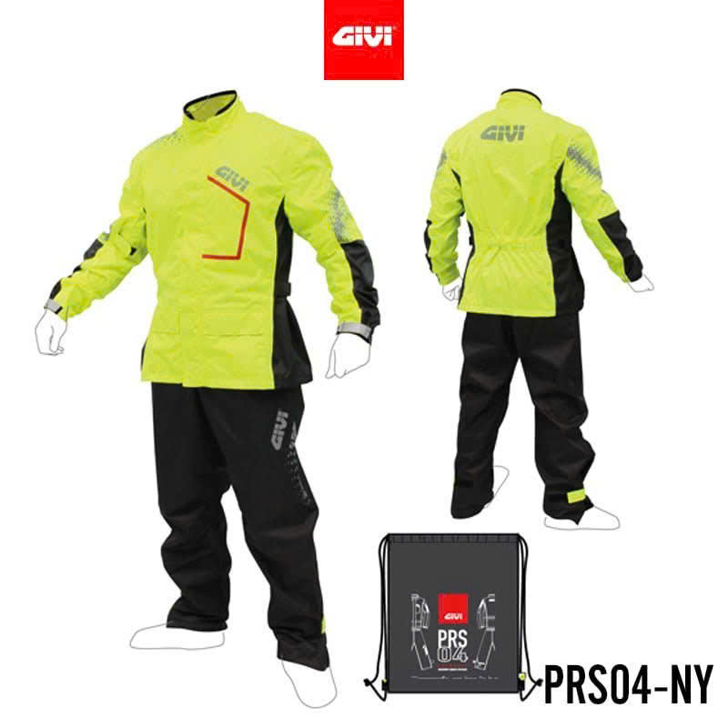 Áo mưa PRS04 phản quang an toàn cho người sử dụng.
