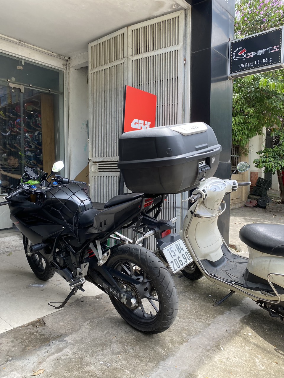 CBR150R lap thung givi e43ntl gsports 11