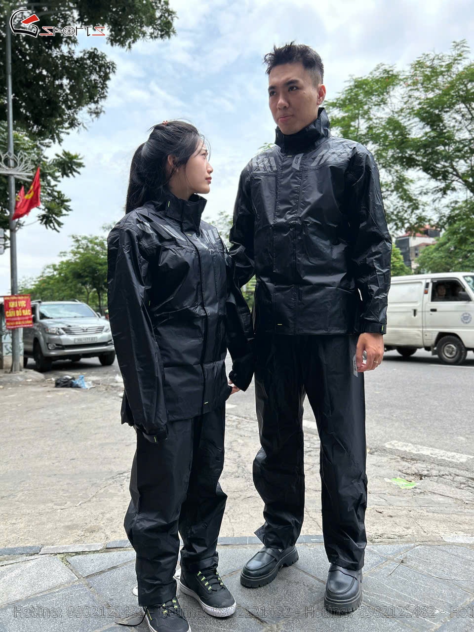 Áo mưa bộ Givi chính hãng ao mua bo givi chinh hang 27