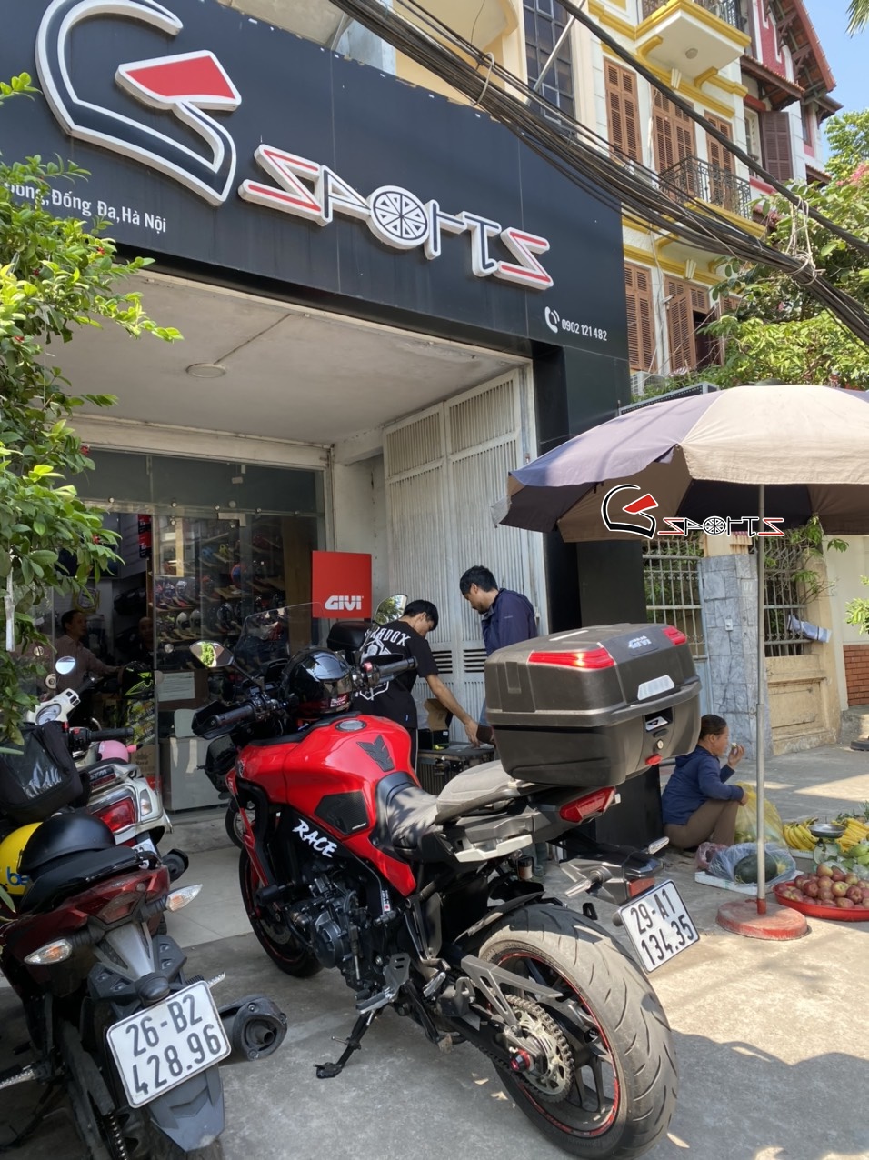 yamaha tracer 9 lap thung givi 4
