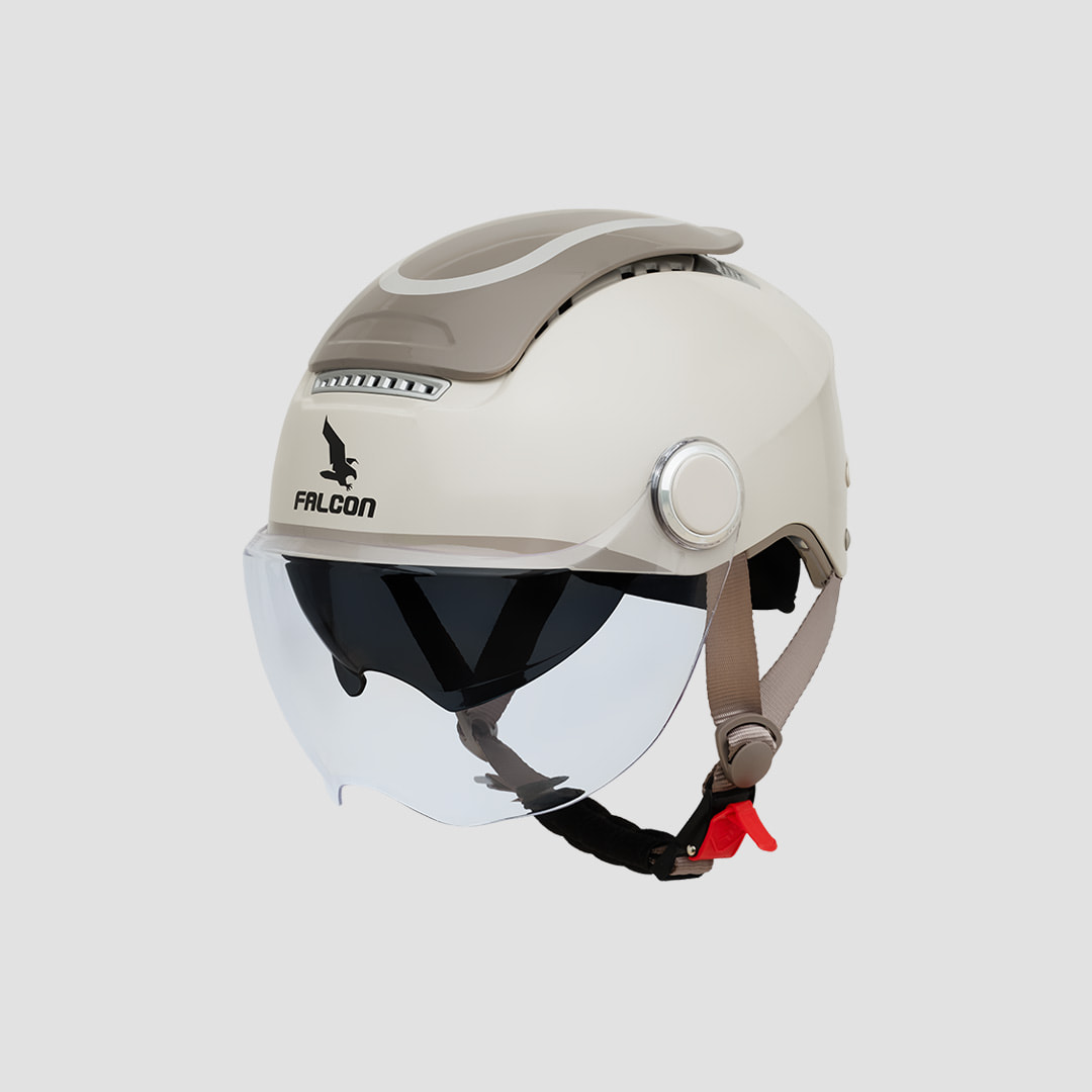 non bao hiem falcon bee mau begie Falcon Helmets