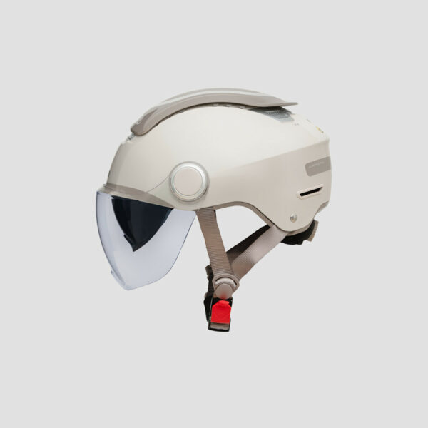 non bao hiem falcon bee mau begie goc ngang Falcon Helmets