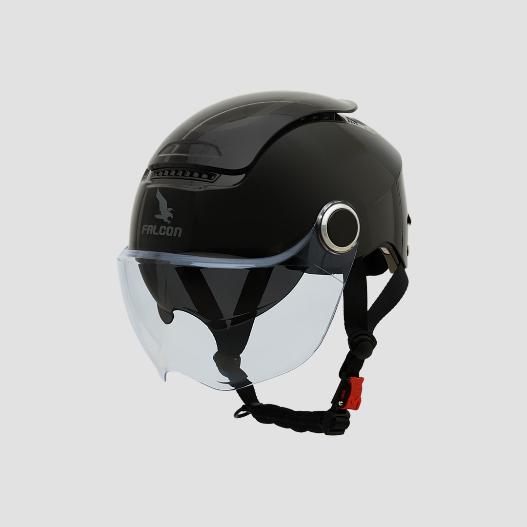 non bao hiem falcon bee mau den bong Falcon Helmets