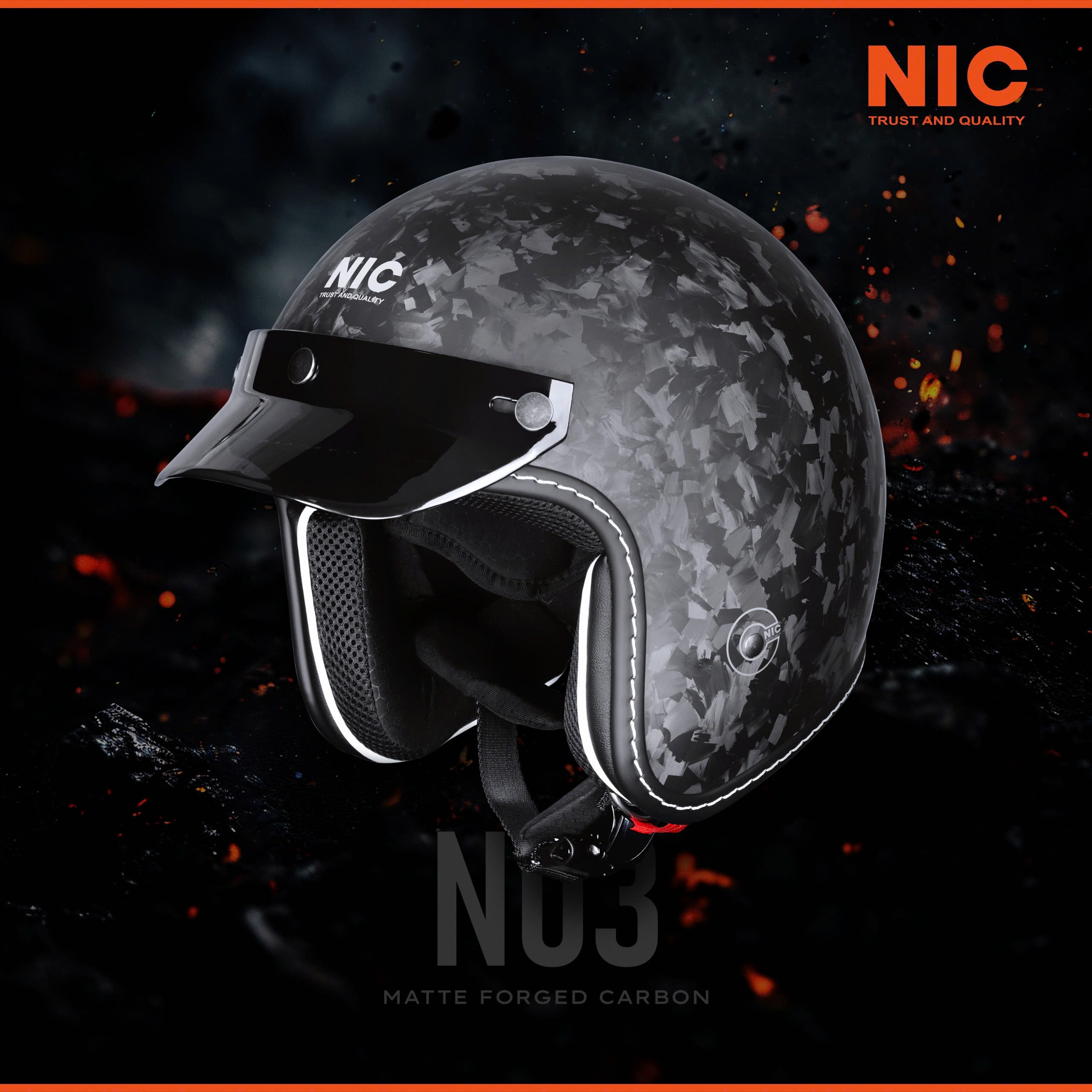 Mu bao hiem NIC N03 co mai. Mu bao hiem NIC N03 co mai.