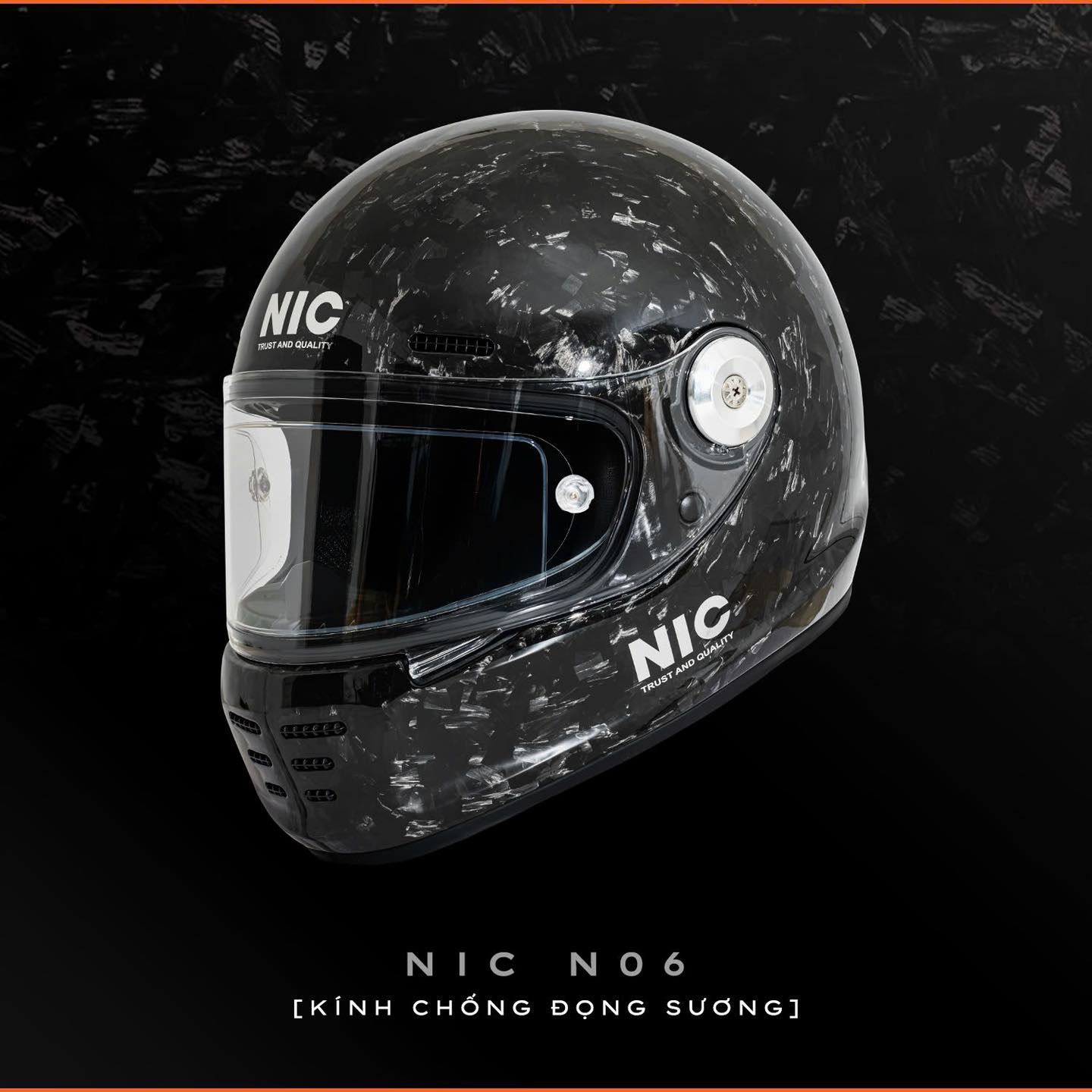 Mu bao hiem NIC N06 carbonn classic. Mu bao hiem NIC N06 carbonn classic.