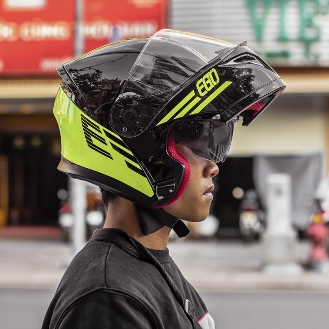 Mũ bảo hiểm fullface Ego