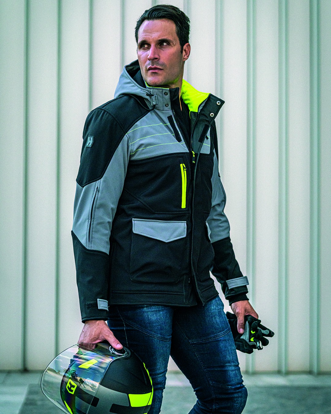 Ao giap HEVIK cho nam ket hop dung dong va he.