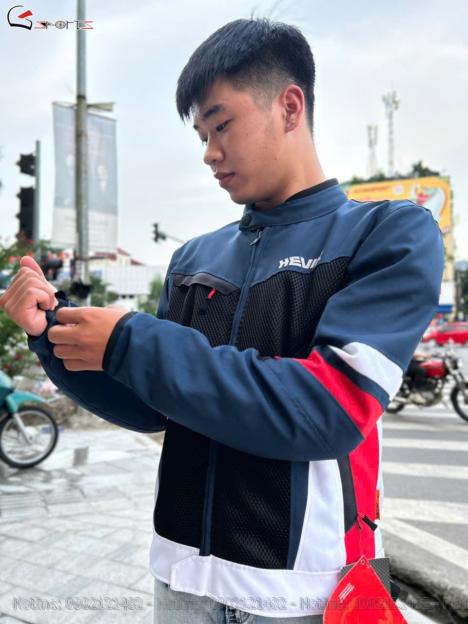 Áo giáp motor Hevik summer ao giap motor hevik 1