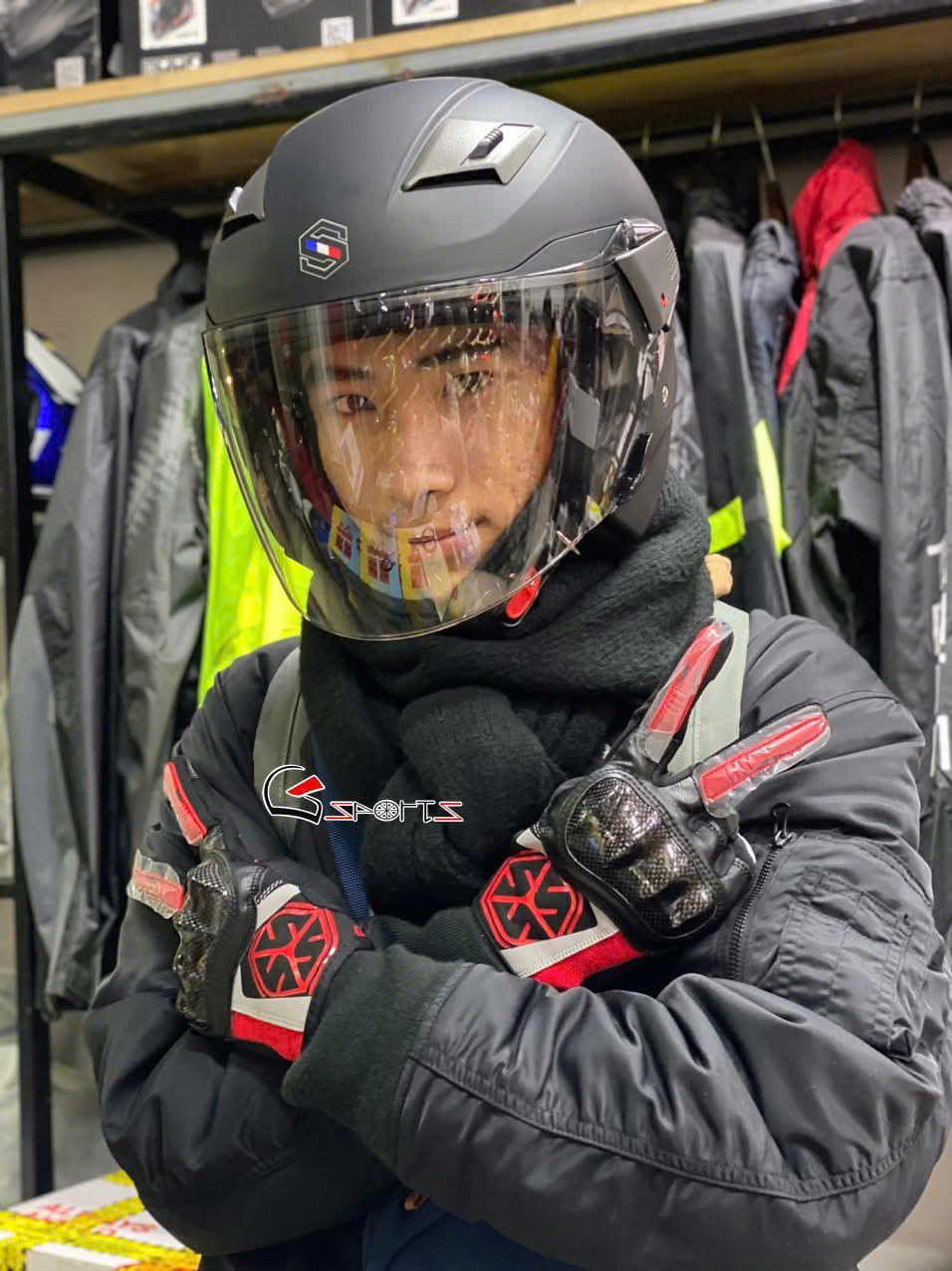 Mu bao hiem SUNDA 611E chinh hang