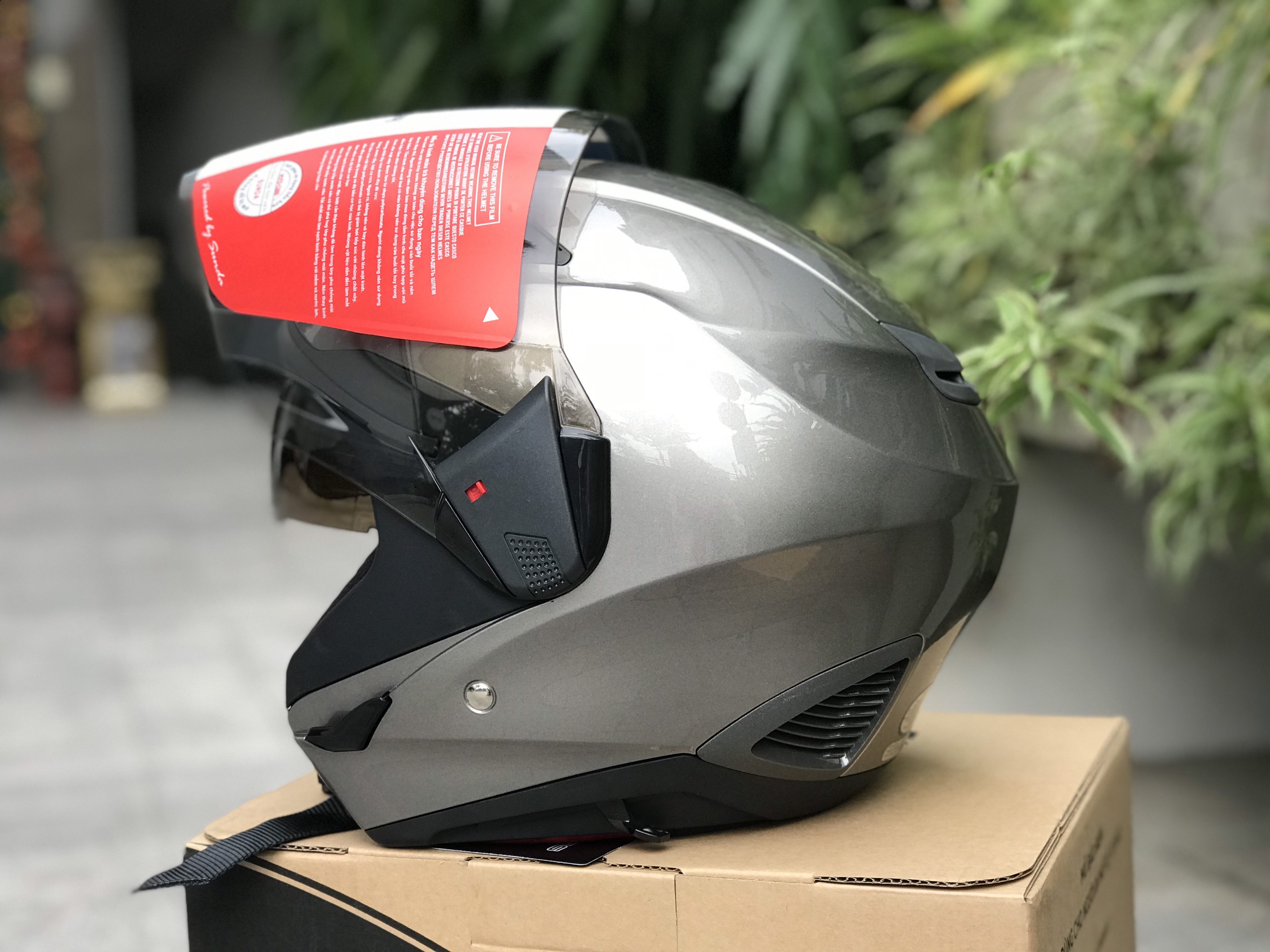 Mu bao hiem SUNDA 611E danh cho vong dau ngoai co