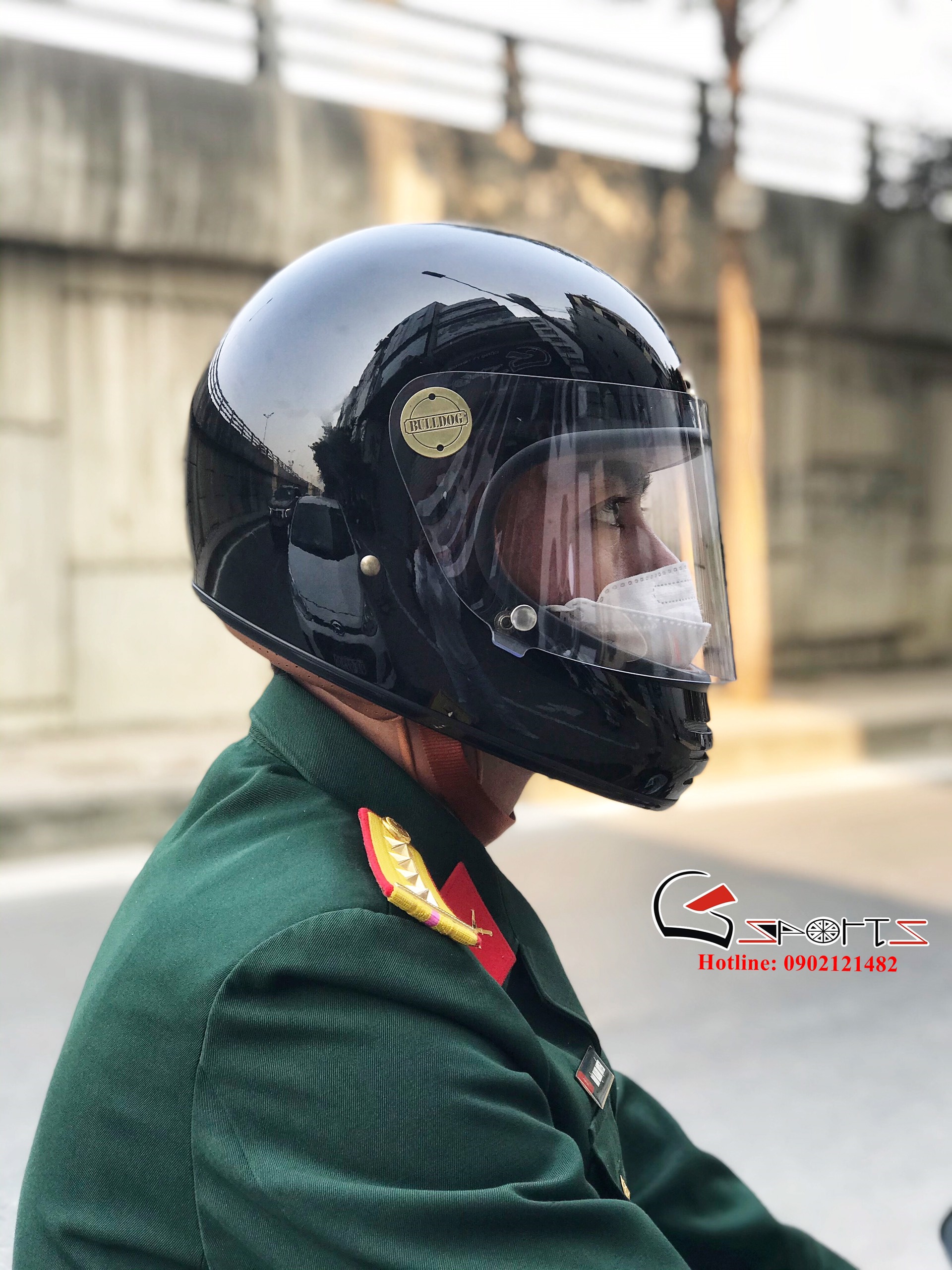 Mũ bảo hiểm fullface Bulldog Torii mu bao hiem bulldog torii 2