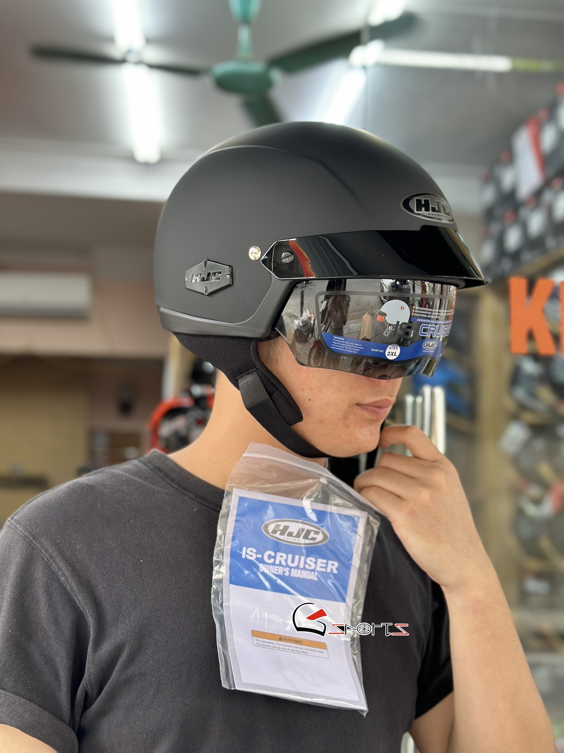 mu bao hiem nua dau hjc cruiser