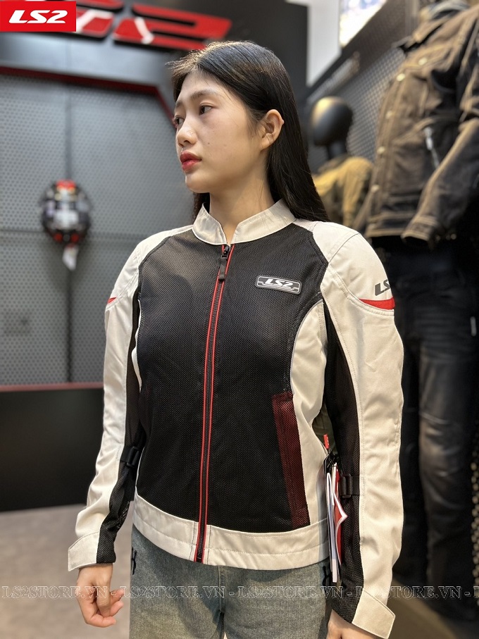 Áo giáp motor hè LS2 Airy ao giap motor he ls2 airy lady