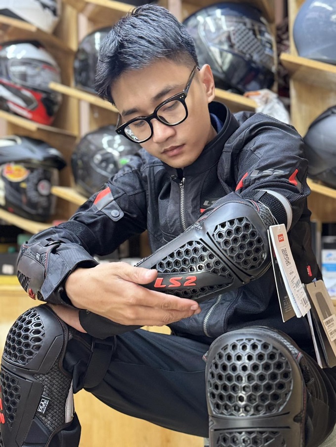 Giáp bảo vệ tay chân LS2 Rookie giap bao ve tay chan ls2 rookies 5