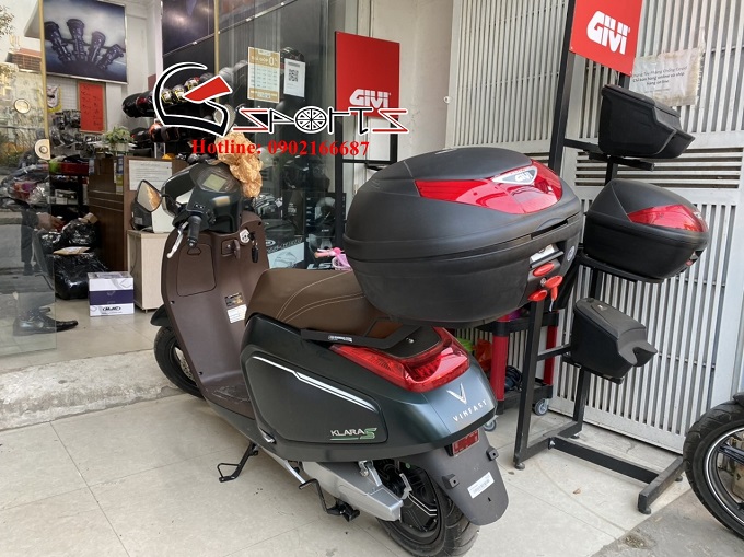 thung givi lap xe dien vinfast 1