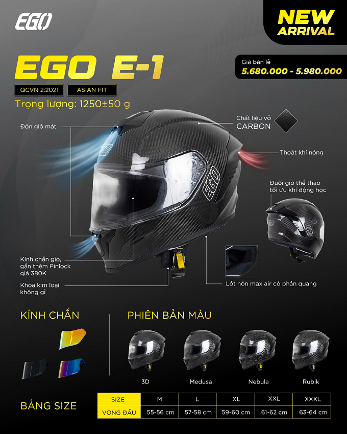 mu bao hiem ego e1 carbon 1