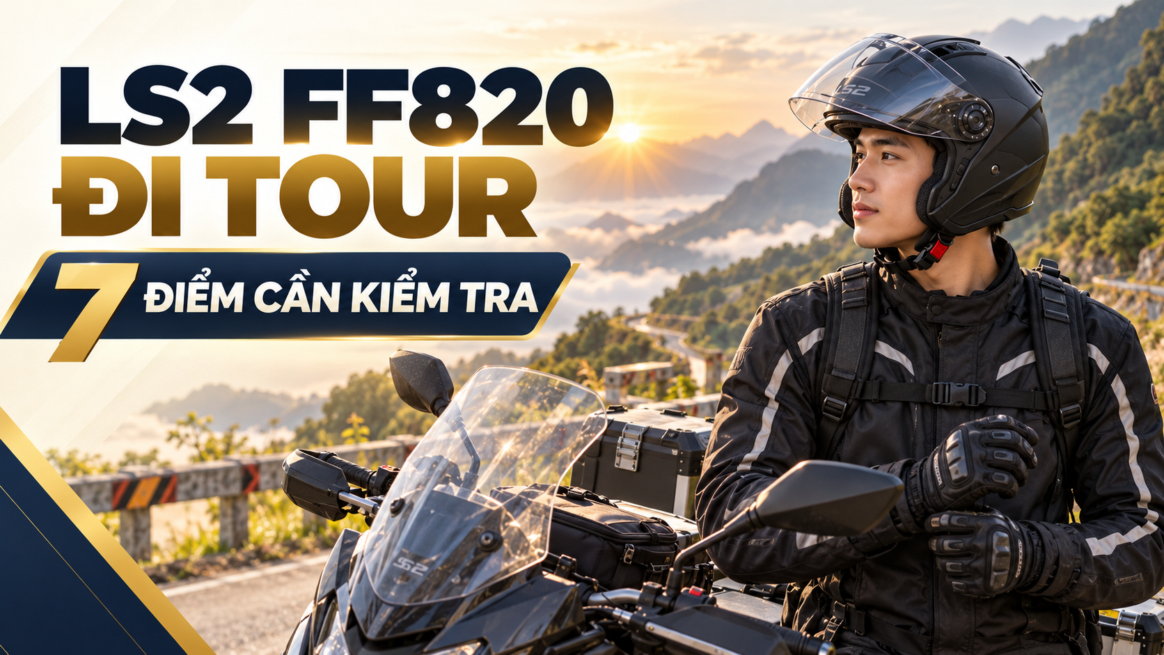LS2 FF820 Đi Tour Có Tốt Không? 7 Điểm Cần Kiểm Tra