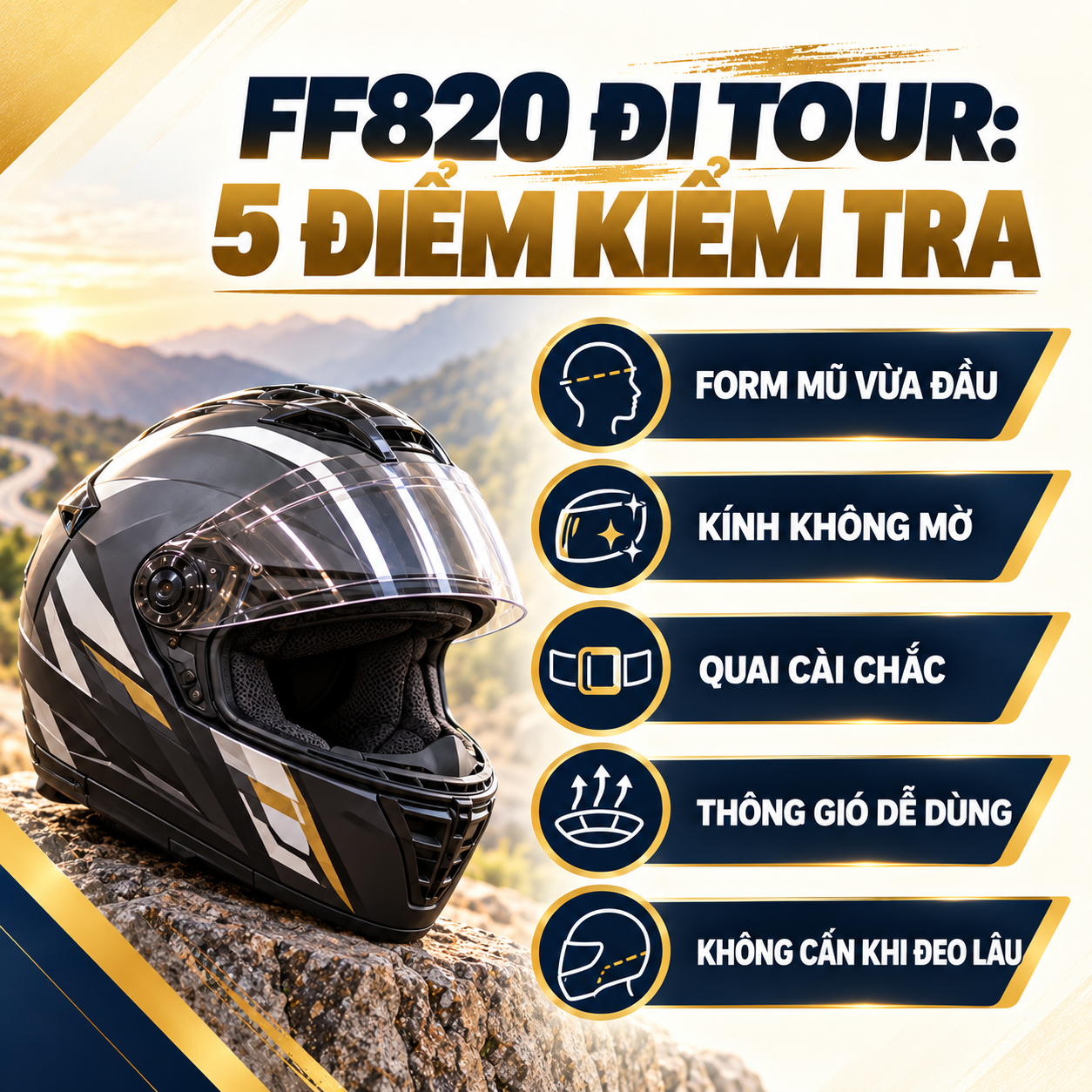 Infographic LS2 FF820 đi tour