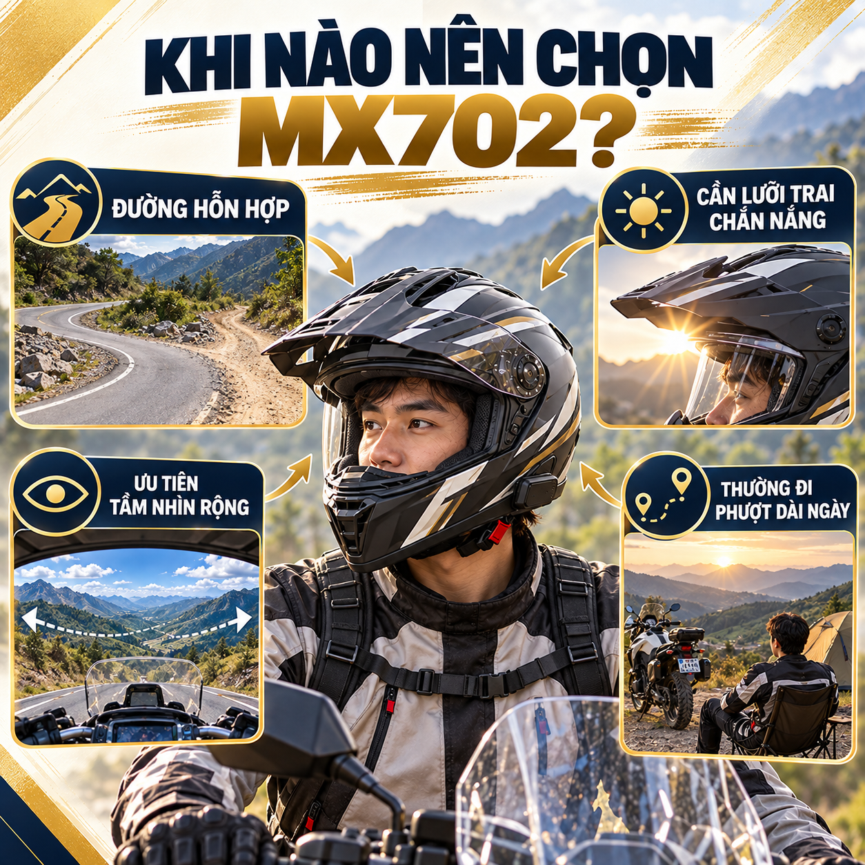Infographic LS2 MX702 đi phượt