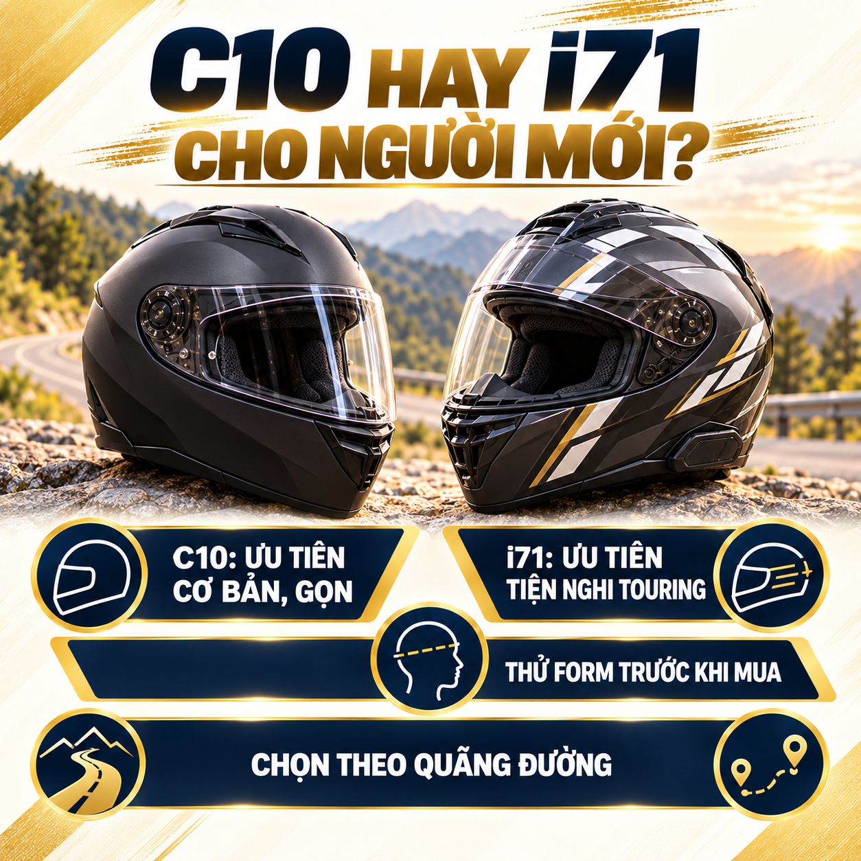 Infographic HJC C10 vs i71